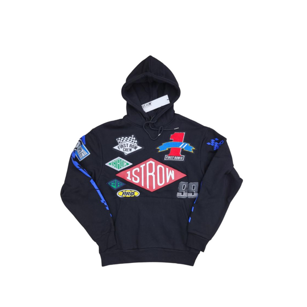 RACING MULTI PATCHES GRAPHIC HOODIE