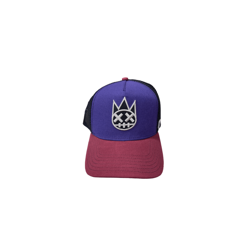 MESH TRUCKER HAT- Purple, Burgundy, Black
