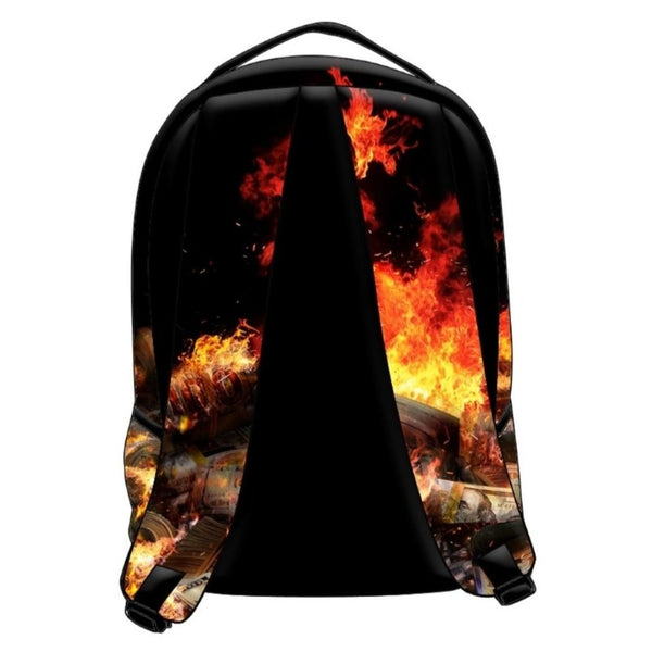 Dollars On Fire BackPack