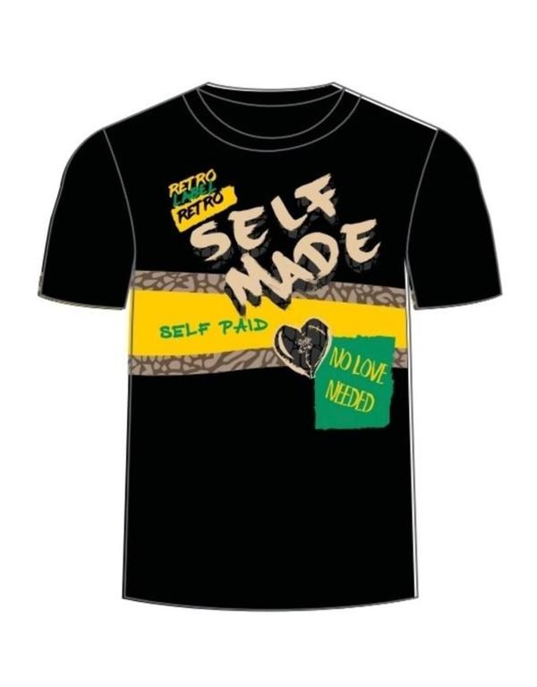 Self-Made Black and Yellow T-Shirt